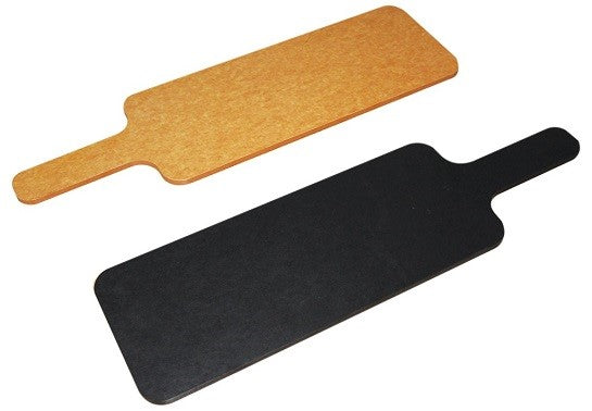 Set of 6 Canape Boards with Soft Edges, length includes 100mm handle